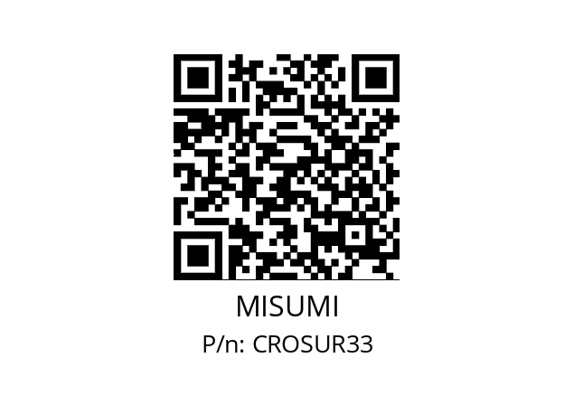   MISUMI CROSUR33