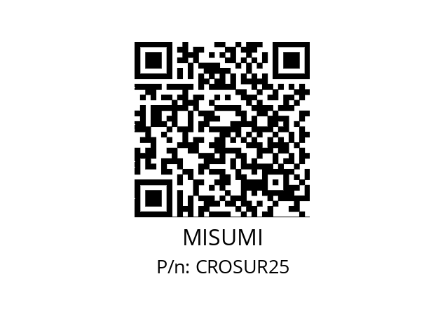   MISUMI CROSUR25