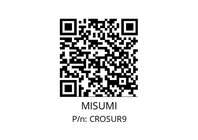   MISUMI CROSUR9