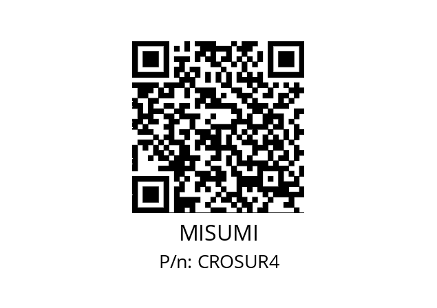   MISUMI CROSUR4