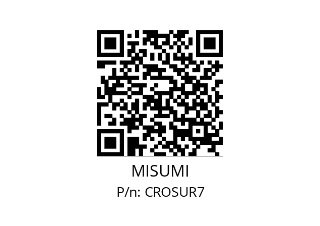   MISUMI CROSUR7