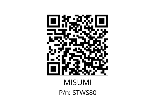   MISUMI STWS80