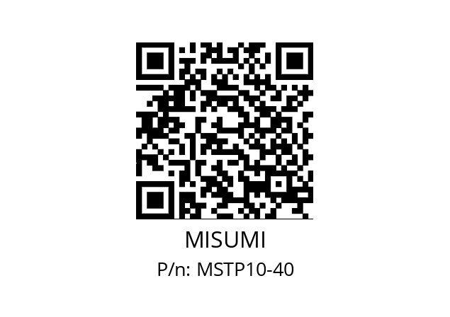   MISUMI MSTP10-40