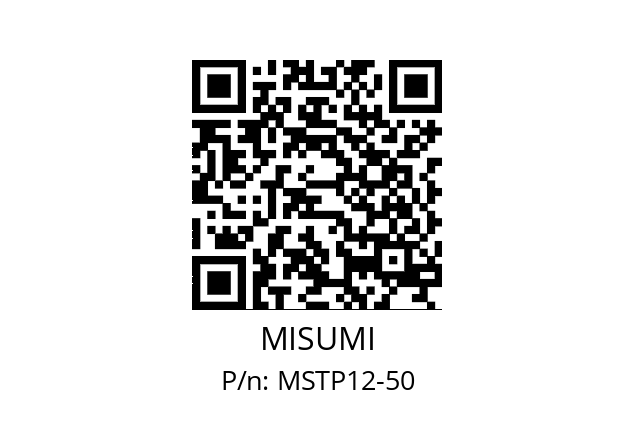   MISUMI MSTP12-50