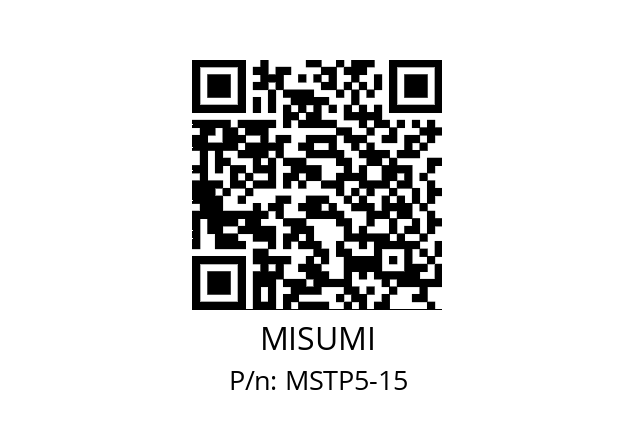   MISUMI MSTP5-15