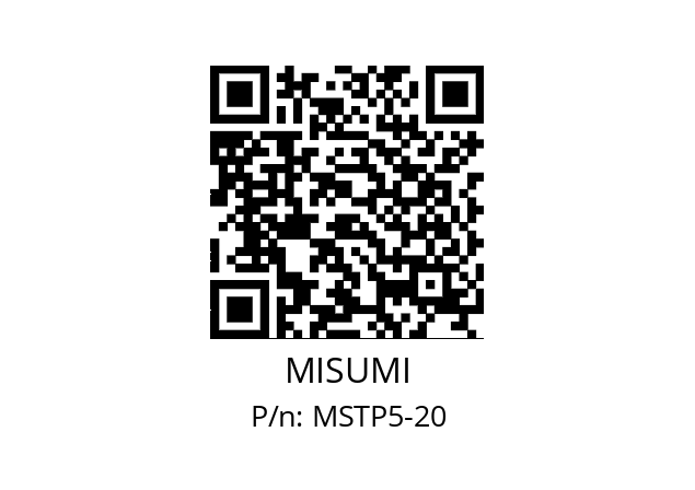   MISUMI MSTP5-20