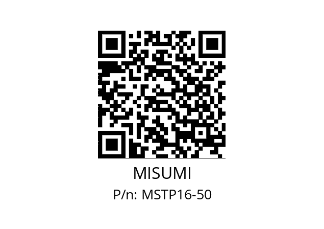   MISUMI MSTP16-50