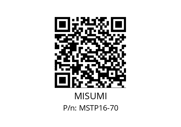   MISUMI MSTP16-70