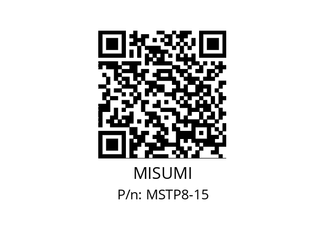   MISUMI MSTP8-15