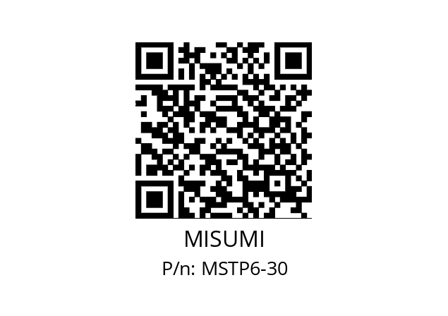   MISUMI MSTP6-30