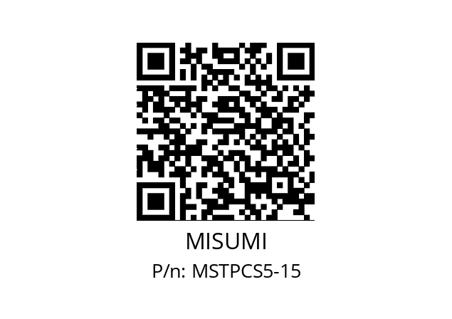   MISUMI MSTPCS5-15