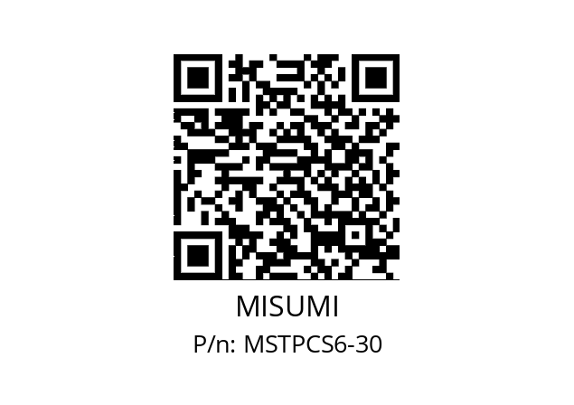   MISUMI MSTPCS6-30