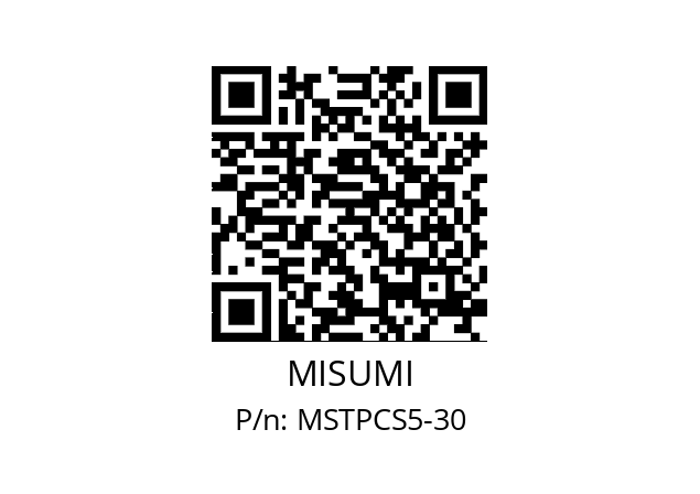   MISUMI MSTPCS5-30