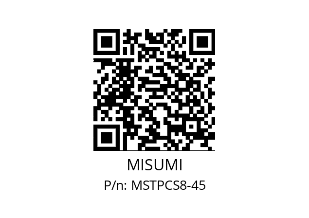   MISUMI MSTPCS8-45