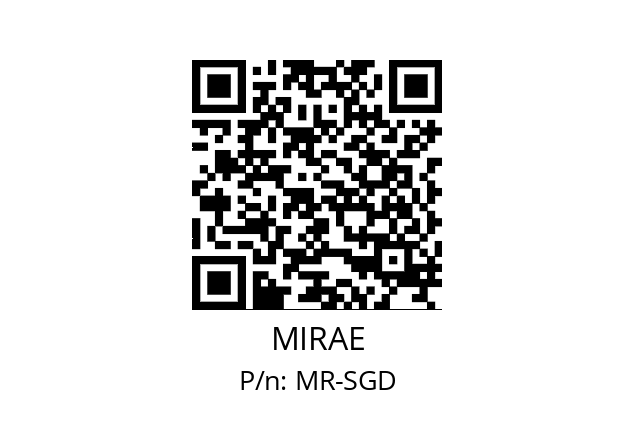   MIRAE MR-SGD