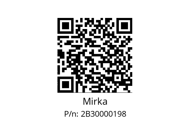   Mirka 2B30000198