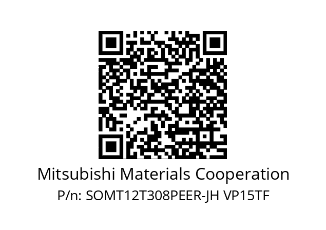   Mitsubishi Materials Cooperation SOMT12T308PEER-JH VP15TF