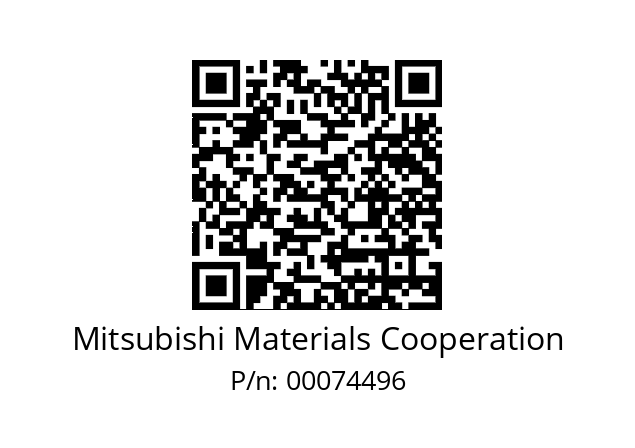   Mitsubishi Materials Cooperation 00074496