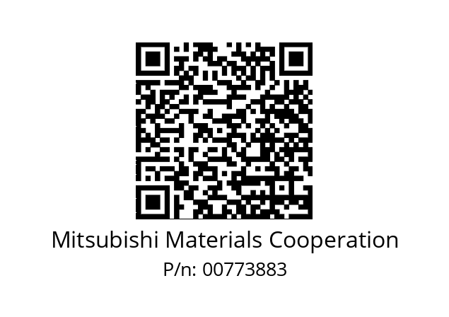   Mitsubishi Materials Cooperation 00773883