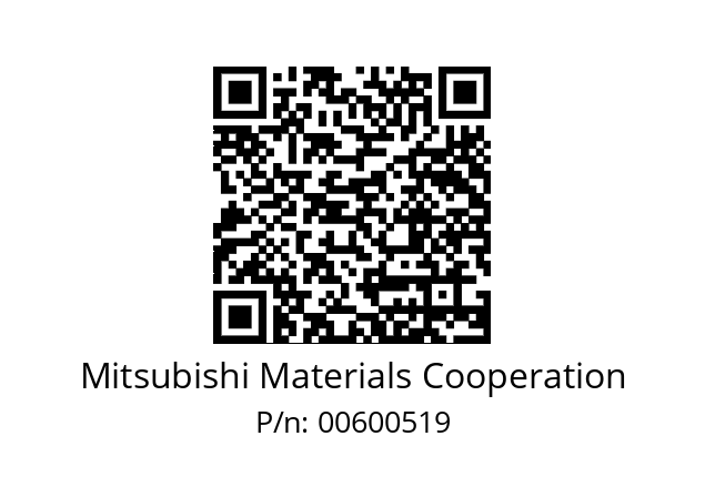   Mitsubishi Materials Cooperation 00600519