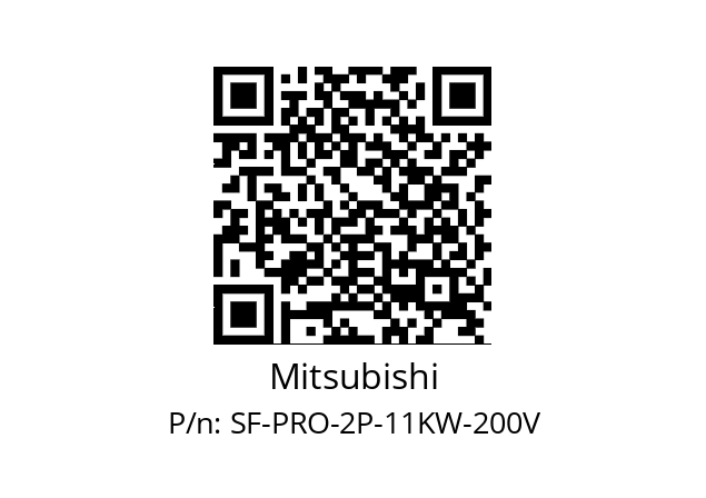   Mitsubishi SF-PRO-2P-11KW-200V