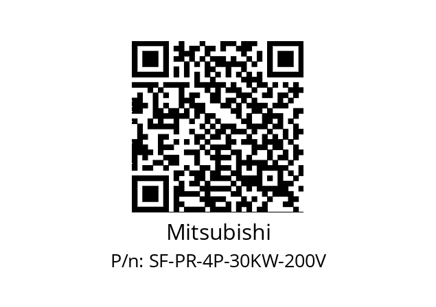   Mitsubishi SF-PR-4P-30KW-200V