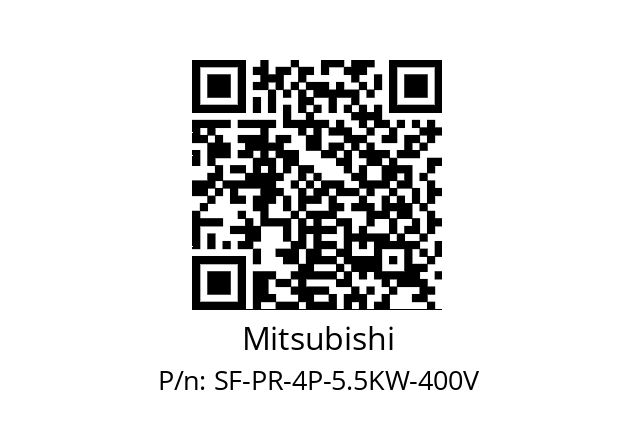   Mitsubishi SF-PR-4P-5.5KW-400V