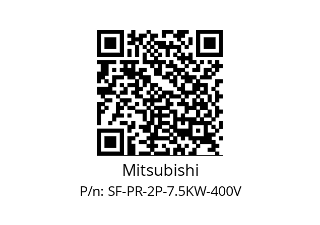   Mitsubishi SF-PR-2P-7.5KW-400V