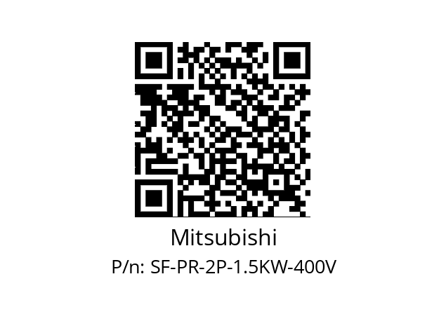   Mitsubishi SF-PR-2P-1.5KW-400V