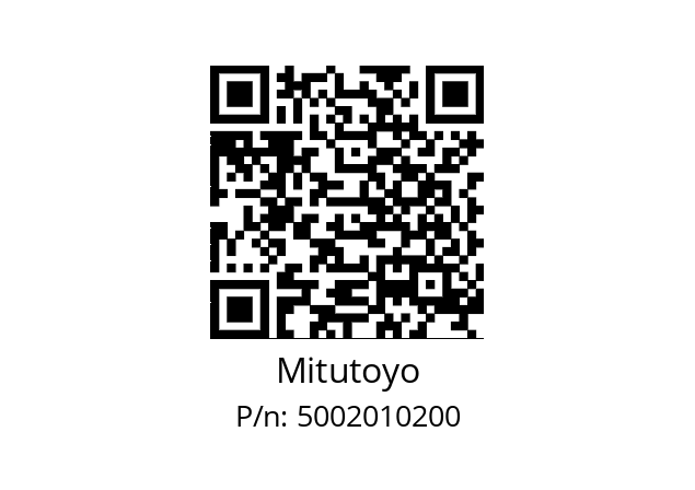   Mitutoyo 5002010200