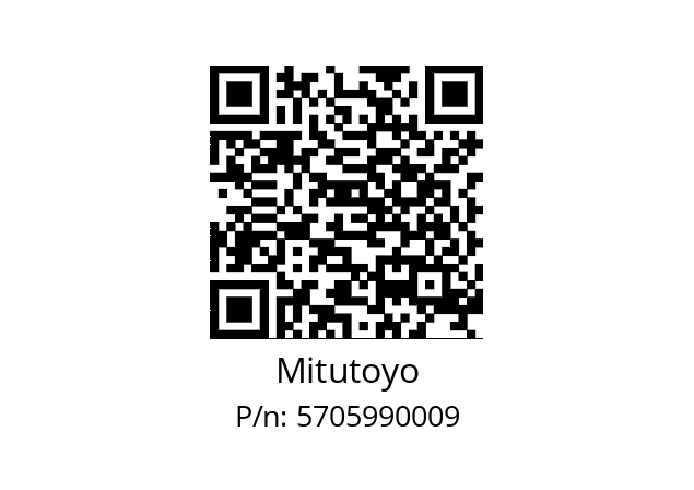   Mitutoyo 5705990009