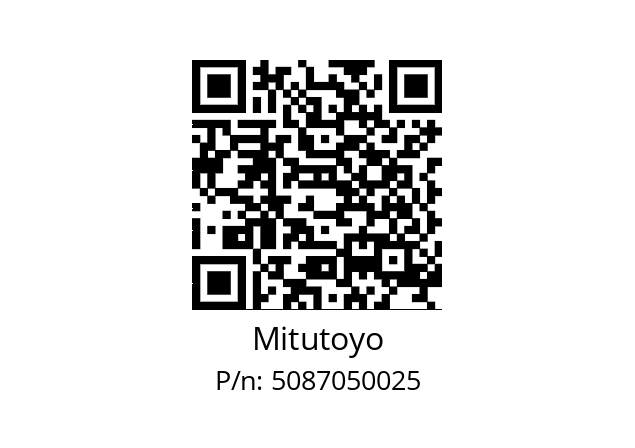   Mitutoyo 5087050025