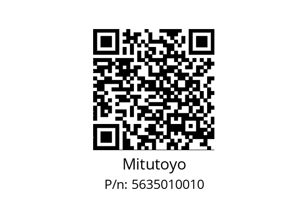   Mitutoyo 5635010010