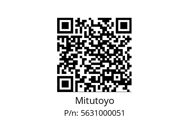   Mitutoyo 5631000051