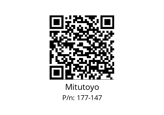   Mitutoyo 177-147