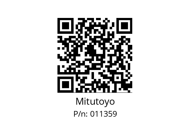   Mitutoyo 011359