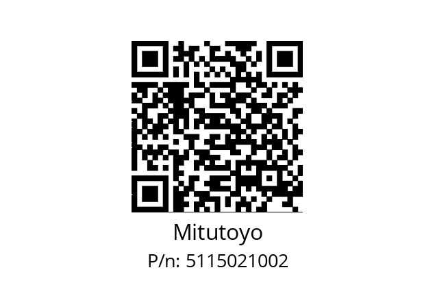   Mitutoyo 5115021002