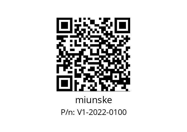   miunske V1-2022-0100