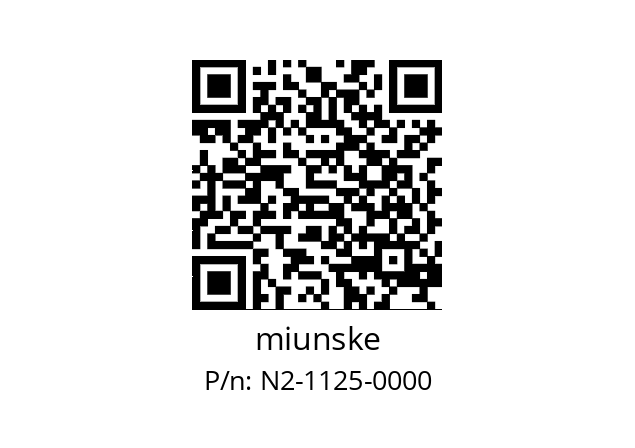   miunske N2-1125-0000