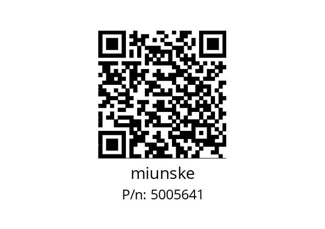   miunske 5005641