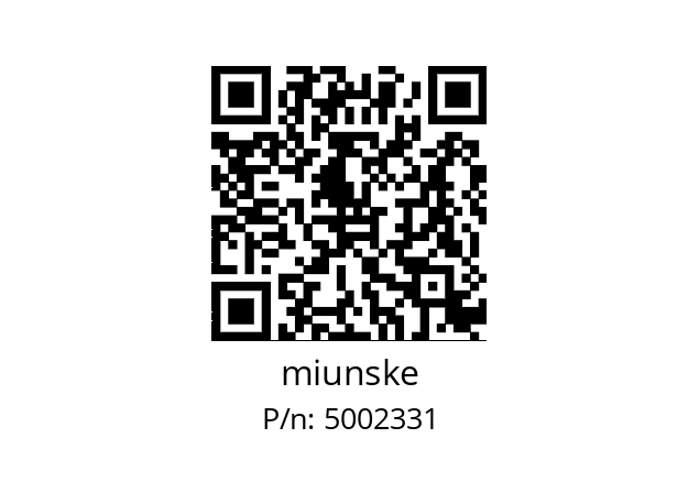   miunske 5002331