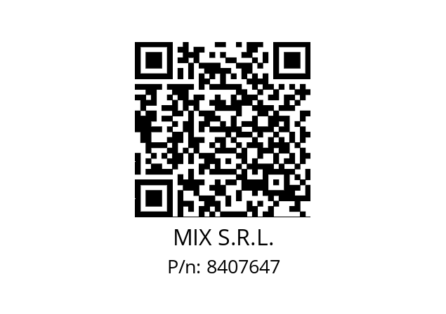   MIX S.R.L. 8407647