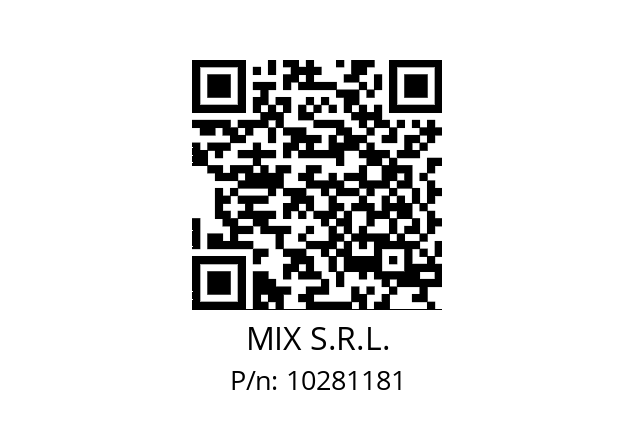   MIX S.R.L. 10281181