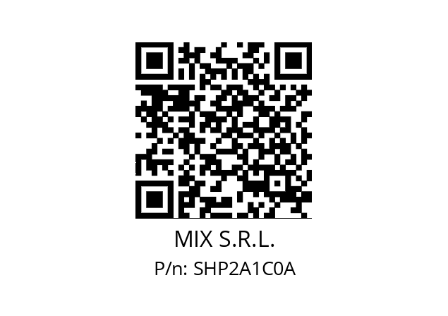   MIX S.R.L. SHP2A1C0A