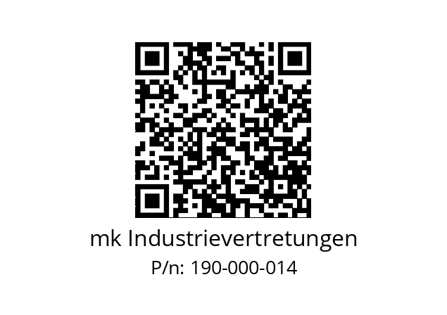   mk Industrievertretungen 190-000-014