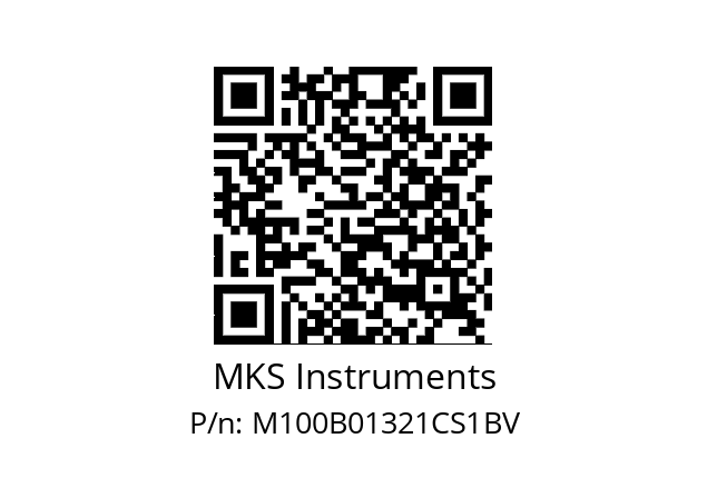   MKS Instruments M100B01321CS1BV