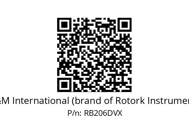   M&M International (brand of Rotork Instruments) RB206DVX