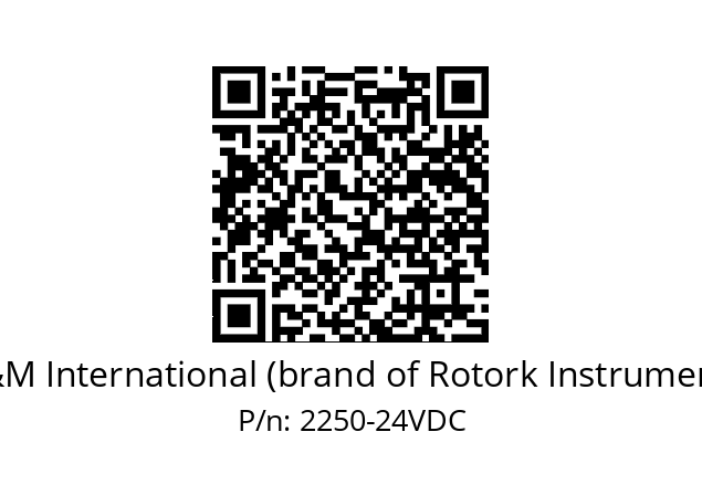   M&M International (brand of Rotork Instruments) 2250-24VDC