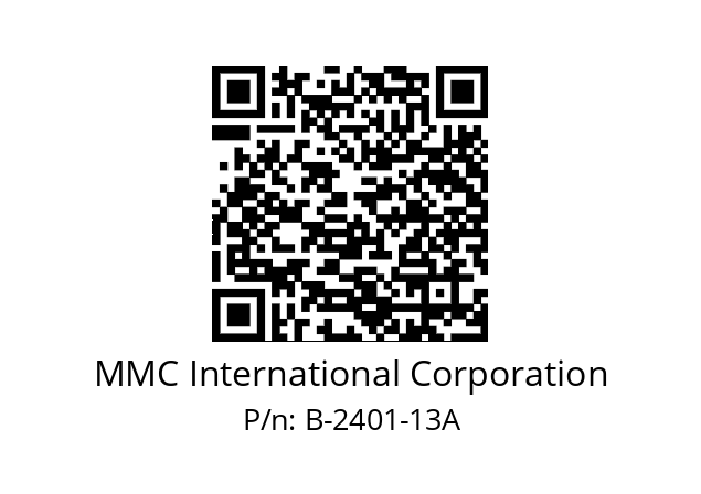   MMC International Corporation B-2401-13A