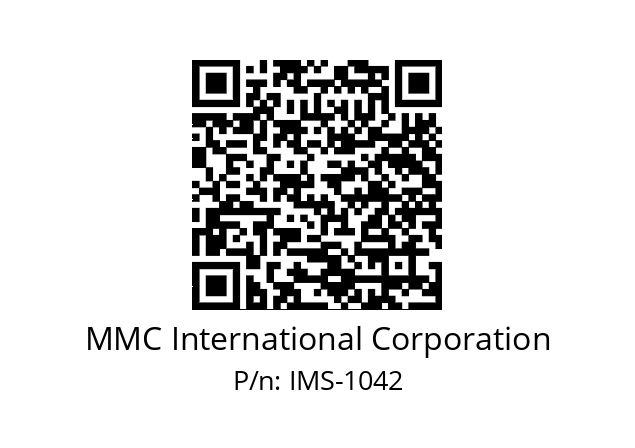   MMC International Corporation IМS-1042